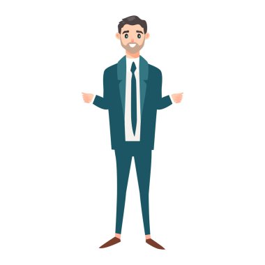 İş adamı siluet vektör