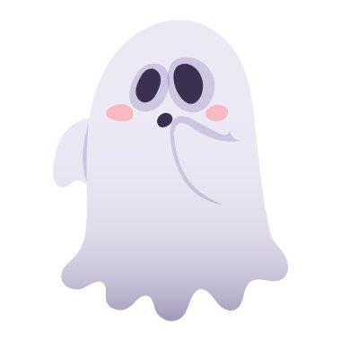 Hayalet karakter vektör izole