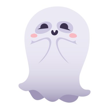 Hayalet karakter vektör izole