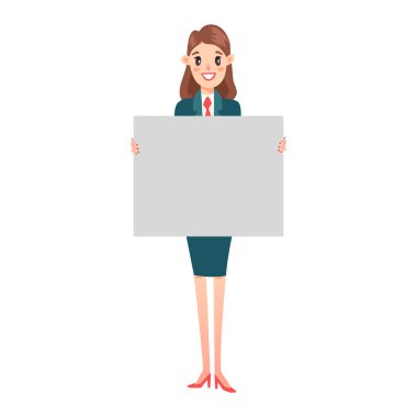 İş adamı tutun afiş vektör