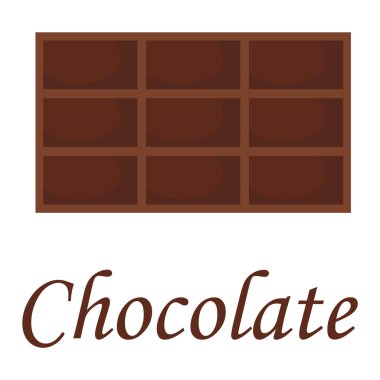 Beyaz üzerine izole edilmiş çikolata parçası.