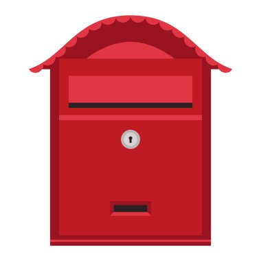 Posta posta kutusu vektör izole