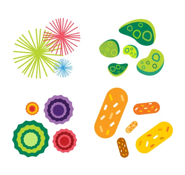 Bacteria virus vector icon — Stock Vector