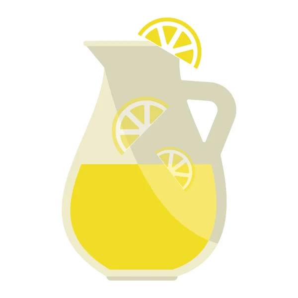 Limonata kavanoz vektör illüstrasyon. — Stok Vektör