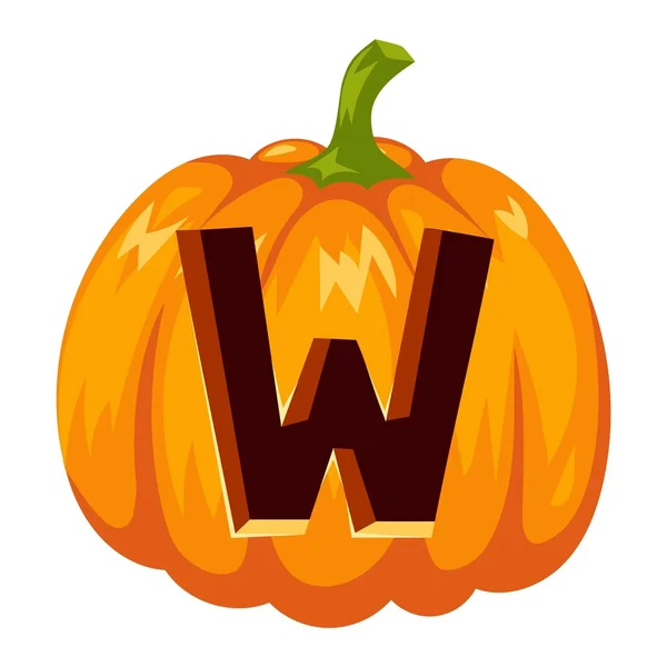 Halloween czcionka alfabet wektor — Wektor stockowy