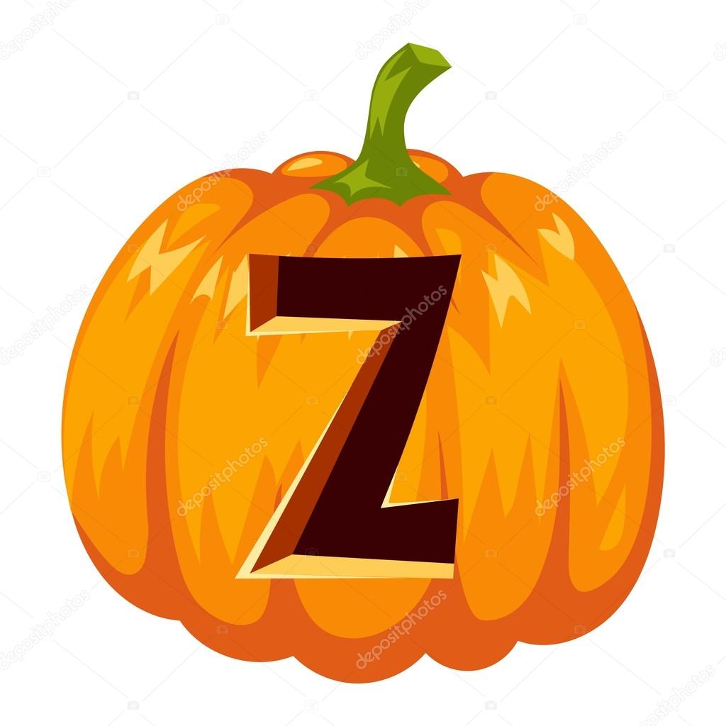 Halloween font alphabet vector