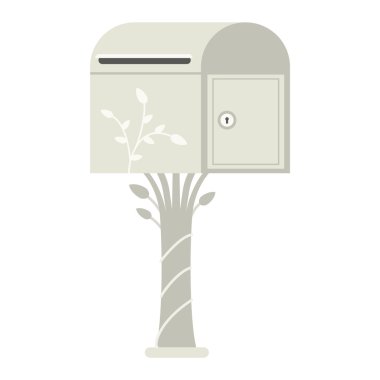 Posta posta kutusu vektör izole