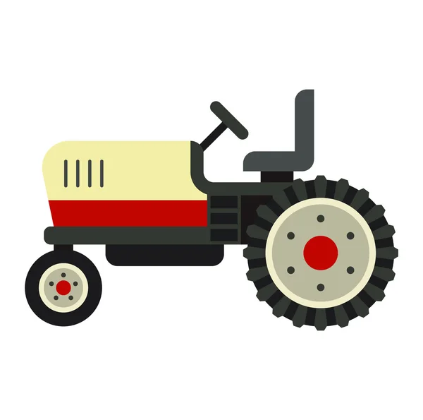Vehículo tractor granja vector — Vector de stock