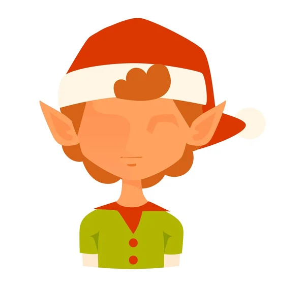 Elf helper vectorillustratie — Stockvector