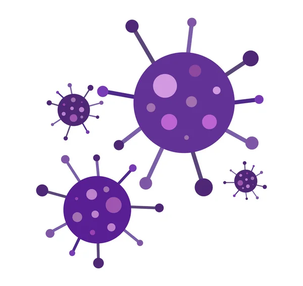 Bakterien-Virus-Vektor-Symbol — Stockvektor