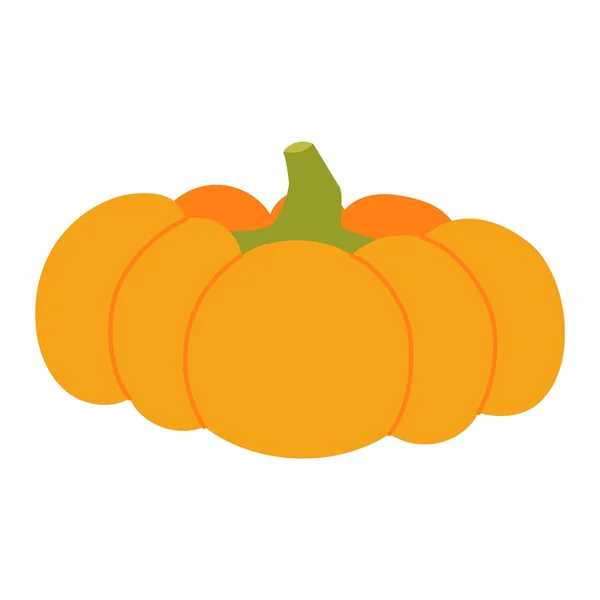 Calabaza vector ilustración aislado — Vector de stock