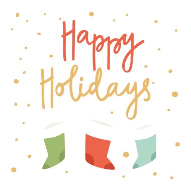 Yeni yıl tebrik kartı tasarımı