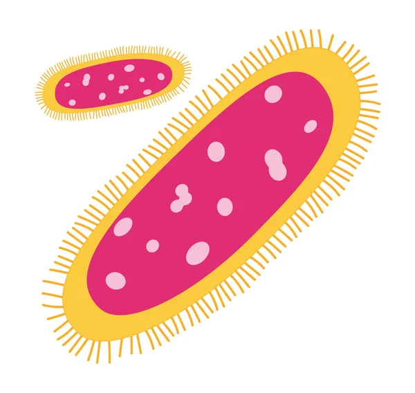 Ikon vektor virus bakteri - Stok Vektor