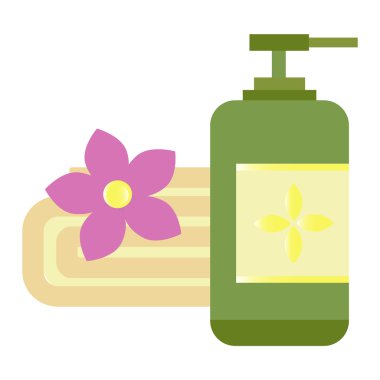 Doğal kozmetik vektör illüstrasyon.