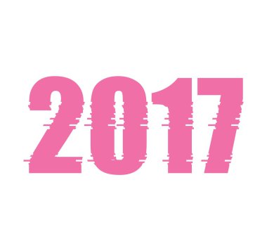 Yeni yıl metin vektör