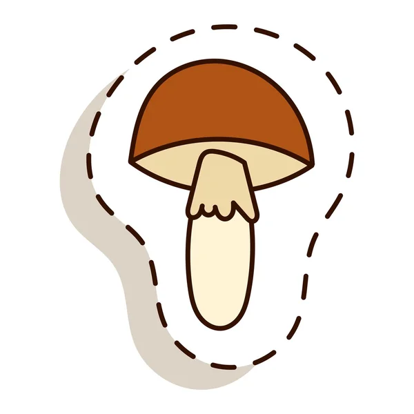 Mushrooms Illustration on white background — Stock Vector