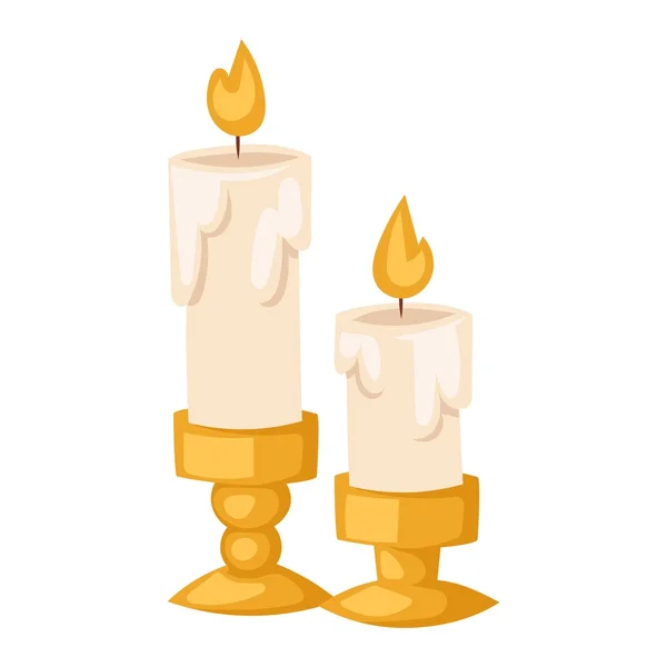 Illustrazione vettoriale candela aromatica — Vettoriale Stock