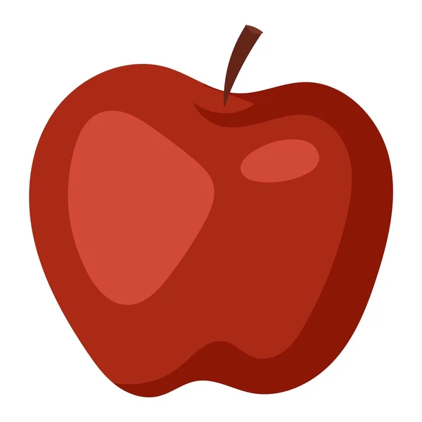Icona di mela fresca — Vettoriale Stock