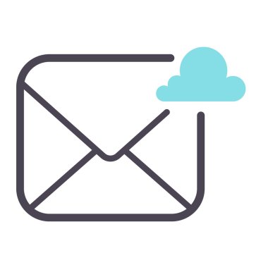 Posta simgesini vektör simgesi