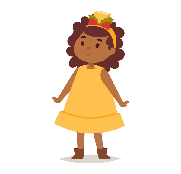 Illustration de costume de carnaval enfant vecteur . — Image vectorielle