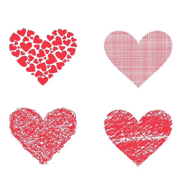 Red heart vector icon — Stock Vector