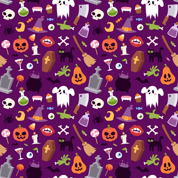 Halloween symboles collection vectorielle . — Image vectorielle