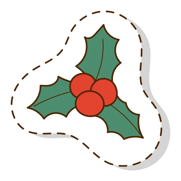 Illustration vectorielle baie de Noël . — Image vectorielle