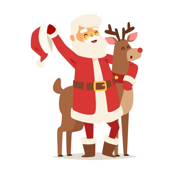 Illustration vectorielle de Noël Santa Claus . — Image vectorielle