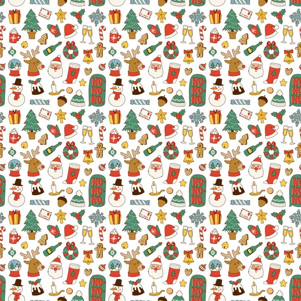 Happy Thanksgiving Day seamless pattern vector. — Stock Vector