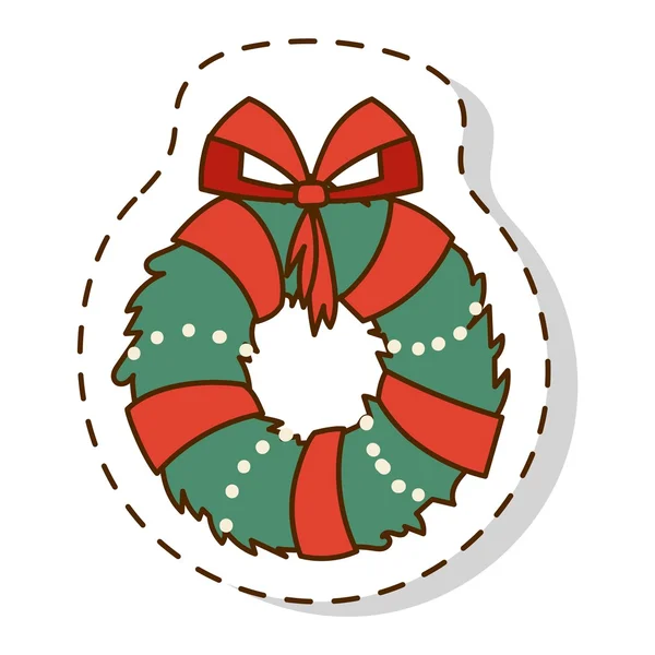 Illustration vectorielle branche de Noël . — Image vectorielle