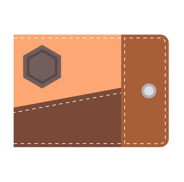 Portefeuille portefeuille vecteur isolé — Image vectorielle
