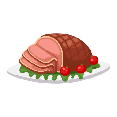 Rulo köfte vektör çizim.