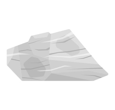 İzole mineral taş vektör