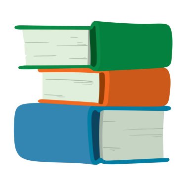 kitap simgesi vektör illüstrasyonu.