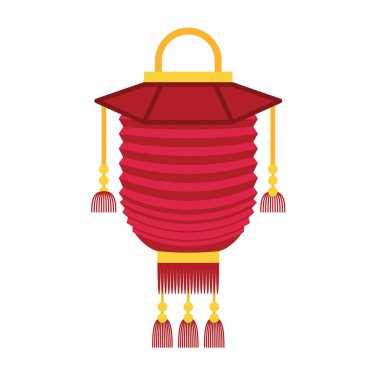 Çin fener vektör illüstrasyonu.