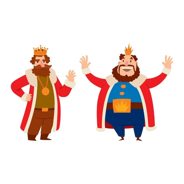 Personagem vetorial de desenhos animados rei . —  Vetores de Stock