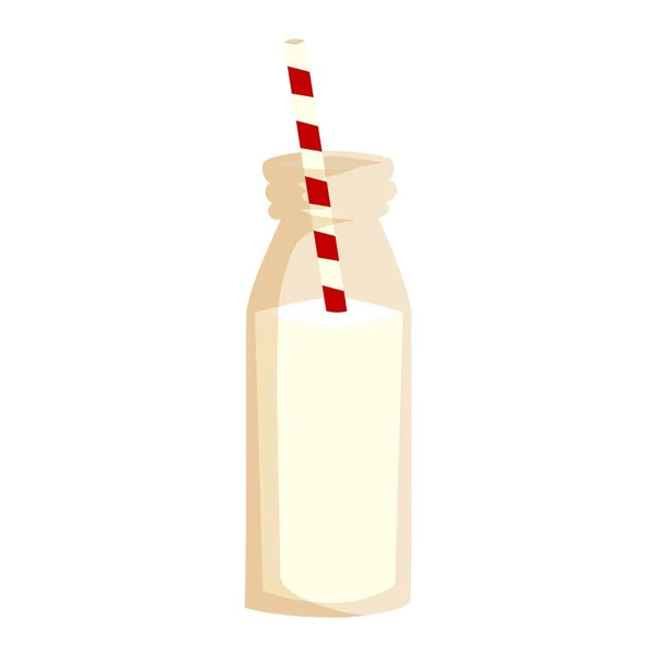 Illustration vectorielle milk shake . — Image vectorielle