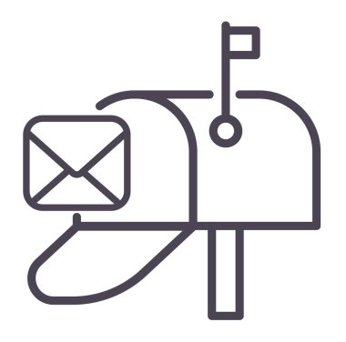 Posta simgesini vektör simgesi