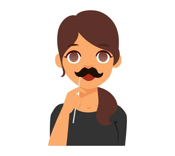 Γυναίκα emoji πρόσωπο διάνυσμα — Διανυσματικό Αρχείο