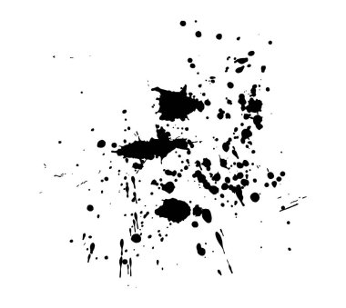 Fırça konturu vektör seti.