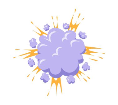 Patlama patlama vektör çizim.