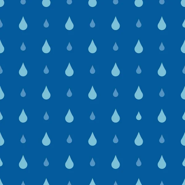 Gotas de lluvia sin costura patrón vector — Archivo Imágenes Vectoriales