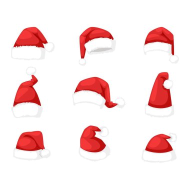 Noel Baba Noel şapka illüstrasyon.
