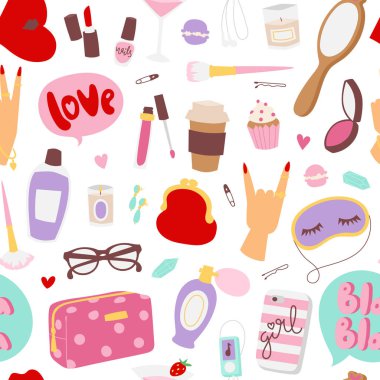 Kozmetik tasarlamak vektör.