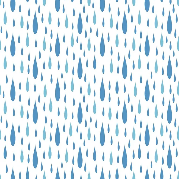 Dikişsiz desen vektör yağmur damlaları