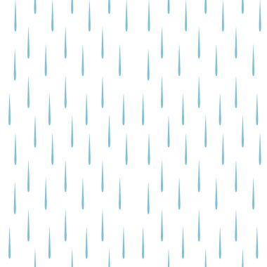 Dikişsiz desen vektör yağmur damlaları