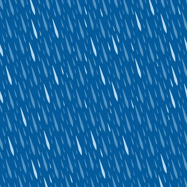 Gotas de lluvia sin costura patrón vector — Archivo Imágenes Vectoriales