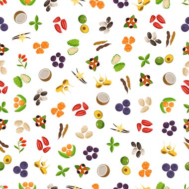 Vejetaryen superfood sağlıklı sebze desen.