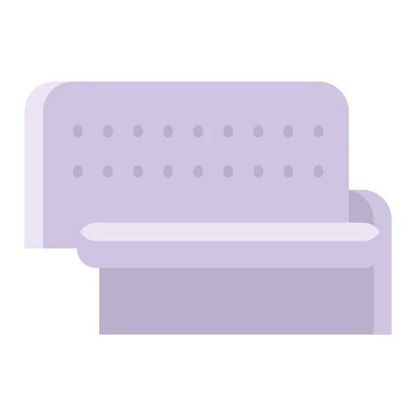 Sofa isolated vector illustration. — Stock Vector