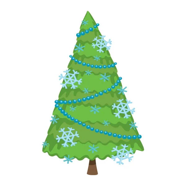 Árbol de Navidad vector . — Archivo Imágenes Vectoriales